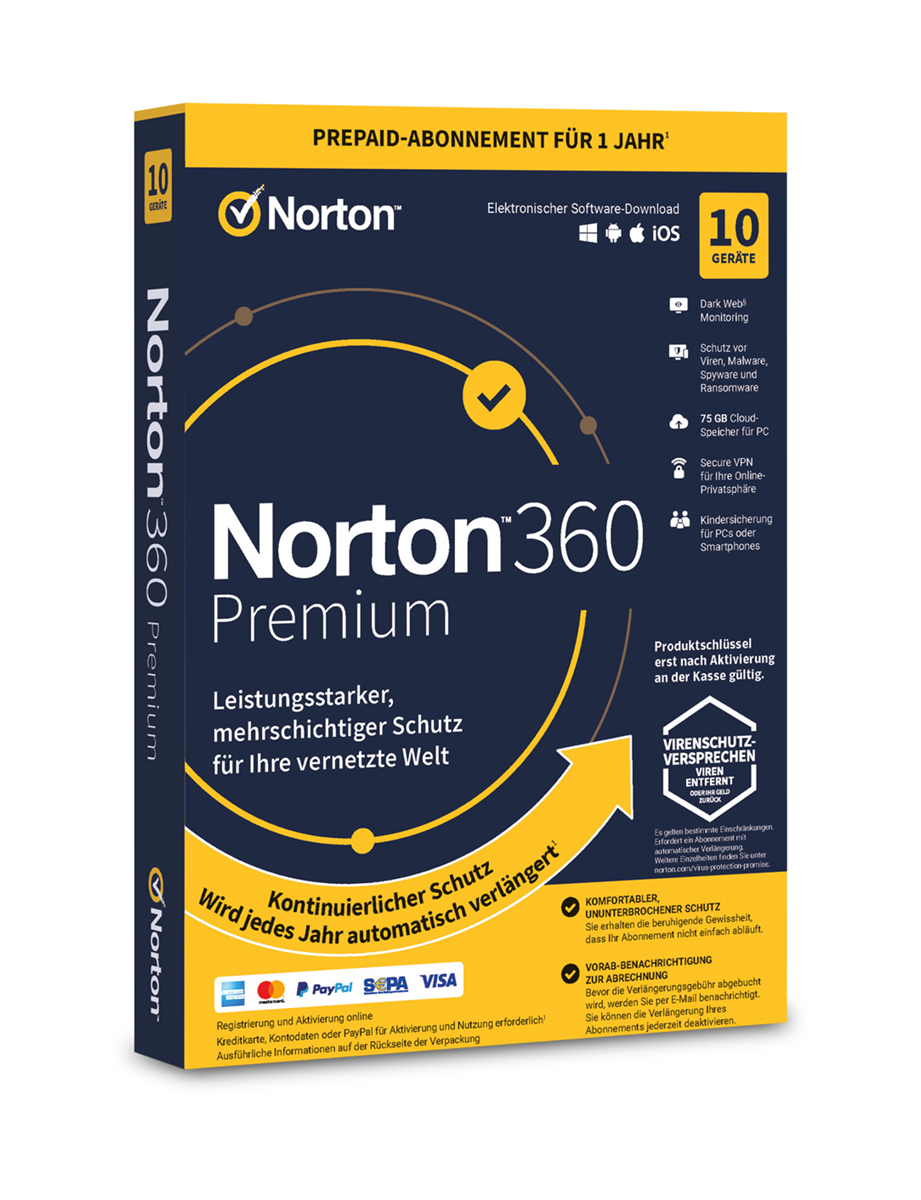 Norton 360 Premium (10 Geräte)